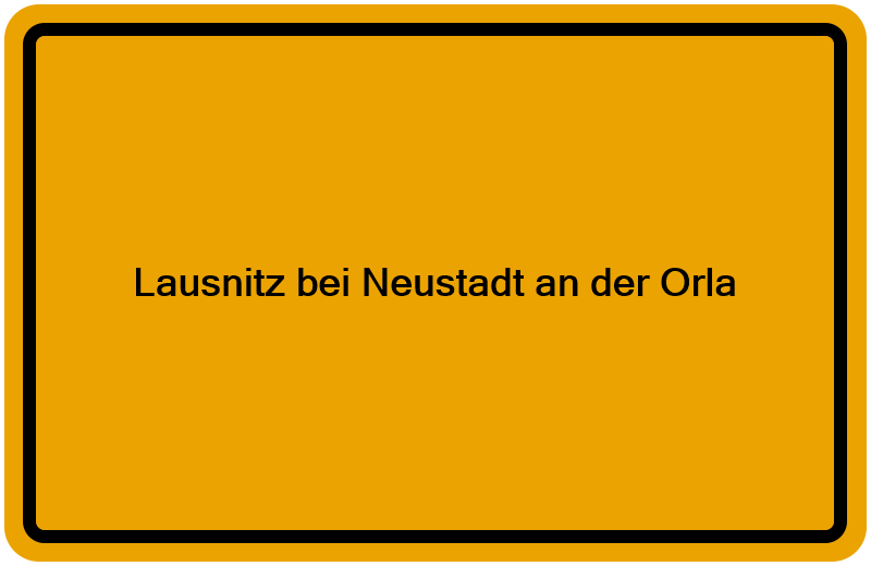 Handelsregisterauszug Lausnitz bei Neustadt an der Orla